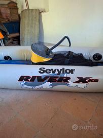 canoa 2 posti gonfiabile