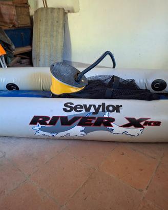 canoa 2 posti gonfiabile