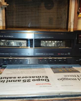 Piastra cassette deck doppio Aiwa AD-WX505