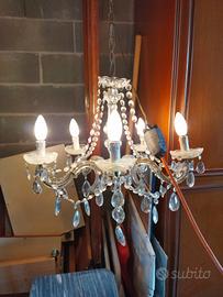 lampadario Maria Teresa autentico 5 luci