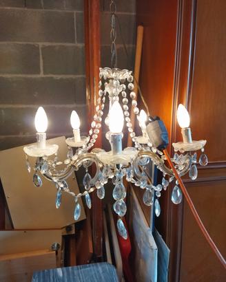 lampadario Maria Teresa autentico 5 luci