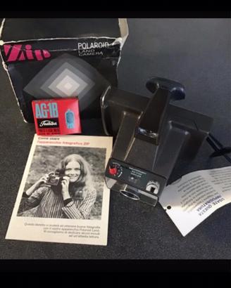 Polaroid Zip Land Camera,vintage anni 70’+ 3 flash
