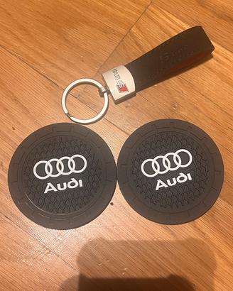 Sottobicchieri audi e portachiavi s line