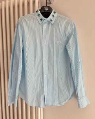 Camicia guess righe collo gioiello