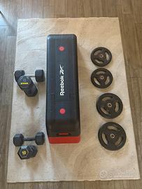 SET PALESTRA HOME GYM REEBOK – MANUBRI ZIVA