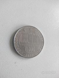 100 lire Repubblica San Marino 1977