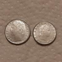 monete da 50 e 100 lire in versione mini del 1990