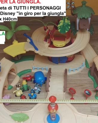 PISTA "In Giro Per la Giungla" e tutti personaggi
