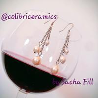 Orecchini anallergici con perle di Mayorca 