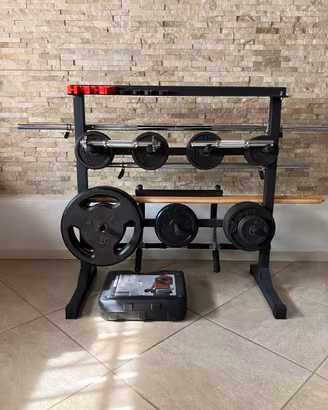 Rack porta dischi per pesistica e dischi ghisa