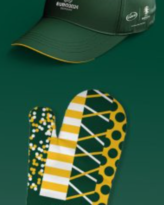 Set cappellino + guanto da forno collezione Calve'