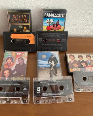 Musicassette Musica anni 60-70-90