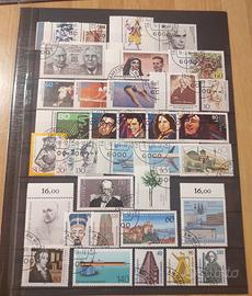 Francobolli germania rep. Federale RFG 1988