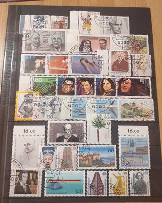 Francobolli germania rep. Federale RFG 1988