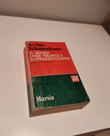 Il mondo come volontà e rappresentazione Schopenha