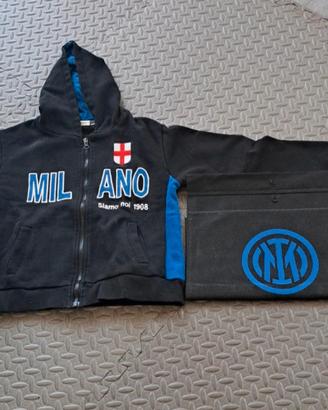 felpa inter 9/10 anni