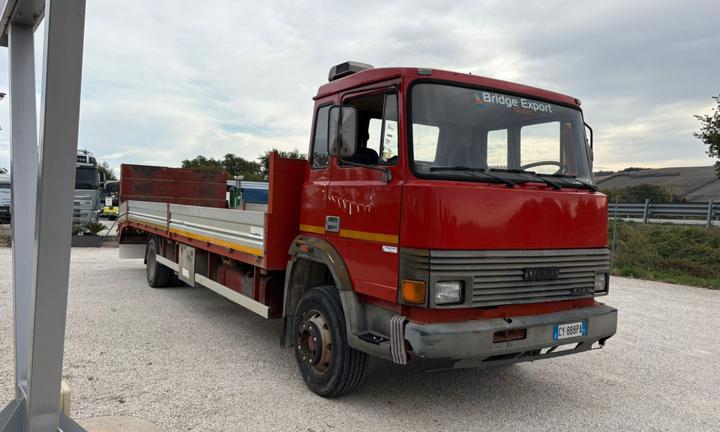 IVECO 135.17 pianale carrellone rampa verricello