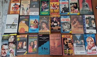 VHS videocassette originali vintage