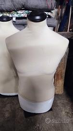Manichino busto uomo sartoriale con base