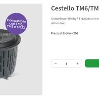 Cestello per Bimby TM31