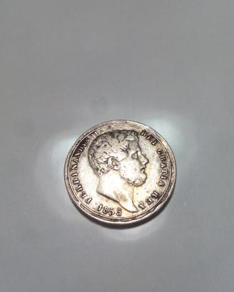 Ferdinando II 20 g. 1855