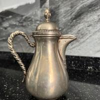 Caffettiera vintage in Alpacca - Italia anni 30/40