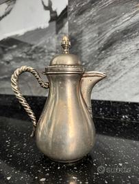 Caffettiera vintage in Alpacca - Italia anni 30/40