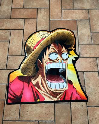 Tappeto Anime OnePiece Ruffy tessuto magico