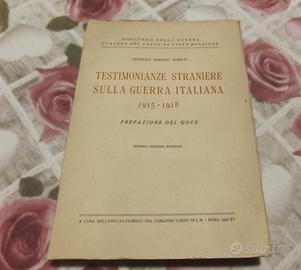 Testimonianze straniere guerra italiana 1915-1918