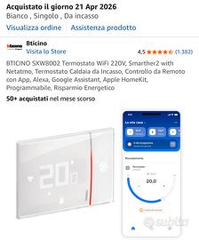 BTICINO SXW8002 Termostato WiFi