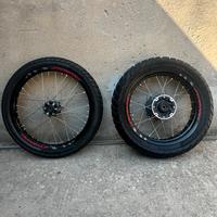 Ruote completi Honda Transalp 750 / Africa Twin