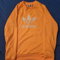 Felpa adidas arancione 