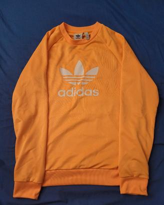 Felpa adidas arancione 