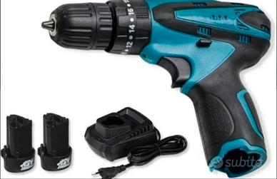 Trapano Avvitatore 12V con 2 batterie 