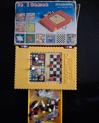Gioco Magnetico Vintage "10 in 1 Games" da Viaggio
