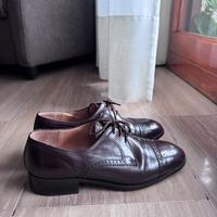 Scarpe eleganti uomo stringate vera pelle marroni