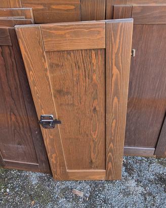 Anta legno con cornice