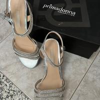 scarpe donna color argento