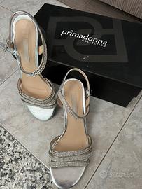 scarpe donna color argento