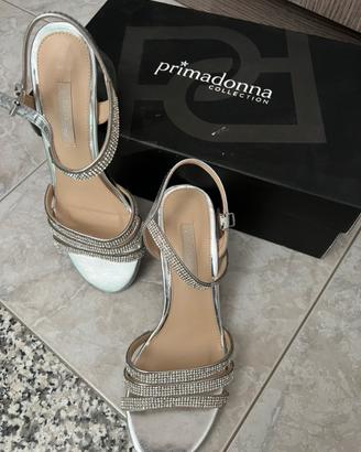 scarpe donna color argento