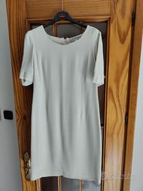 Abito tubino Mario Pucci Cecconi bianco – Tg. L