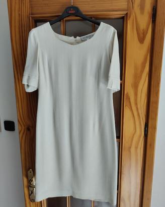 Abito tubino Mario Pucci Cecconi bianco – Tg. L