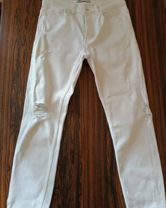 Jeans Bianchi Strappati