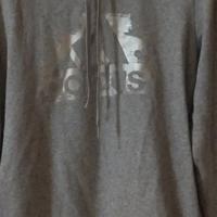 felpa grigia cotone Adidas tg L.