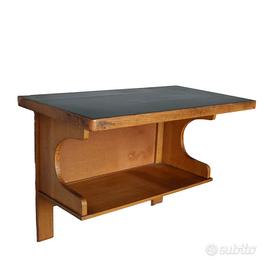 Mensola Anni '50 in Formica e Rovere