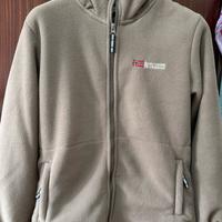 Giacca con cappuccio foderata con pile da uomo