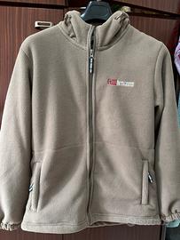 Giacca con cappuccio foderata con pile da uomo