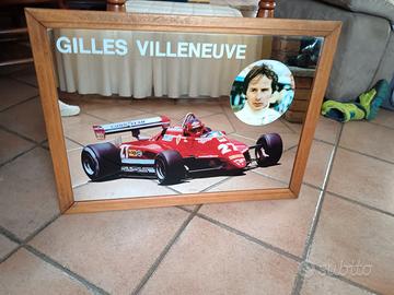 Quadro specchio di Gilles Villeneuve – pezzo vinta
