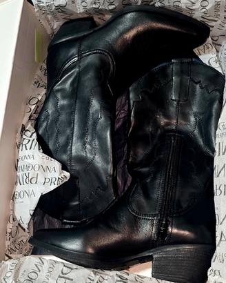 Stivali Scarpe Primadonna N 37 VERA PELLE NUOVI