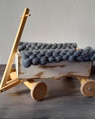 Carretto in legno - Props fotografia newborn